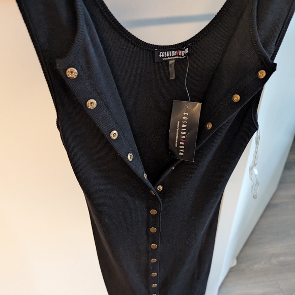Fashion Nova Ribbed Sleeveless Dress - Picture 1 of 5